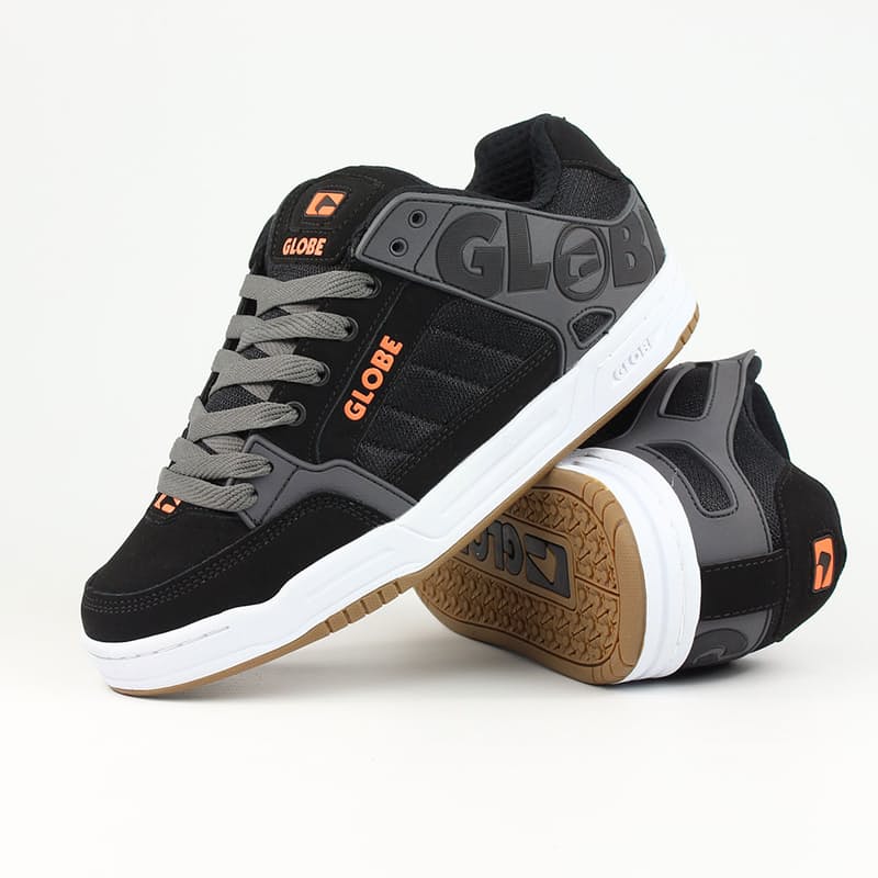 SCARPE GLOBE TILT BLACK CHARCOAL ORANGE  Make Merry Abbigliamento e  Accessori sportivi Spoleto