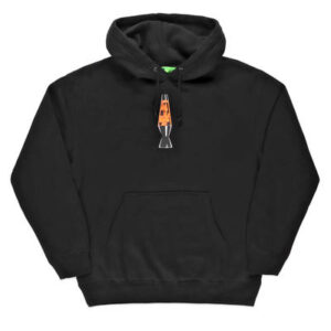 HUF BASEMENT BEANBAG FELPA HOODIE (BLACK)