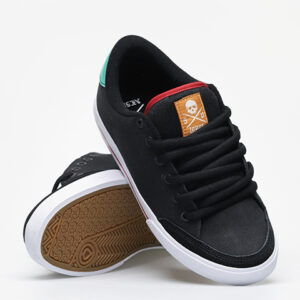 Scarpe C1RCA Lopez 50 black rasta white canvas numero 43,5