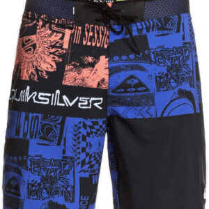 Quiksilver Highline Rave Wave 18 Technical Boardshorts in Black